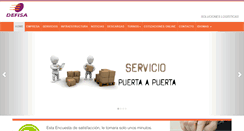 Desktop Screenshot of defisa.com.ar